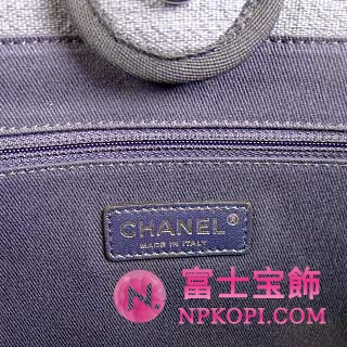 シャネル スーパーコピー　2012年春夏新作　DEAUVILLE　キャンバストートバッグ デニムブルー　A67001AZQW